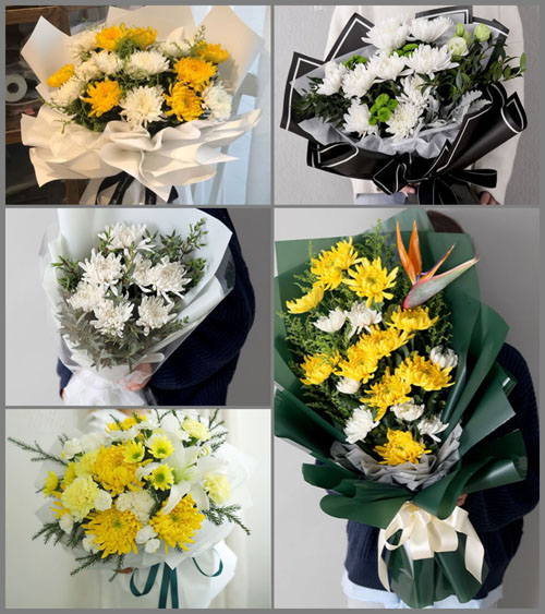 安徽蚌埠市五河县朱顶镇梁巷村白事花束代送